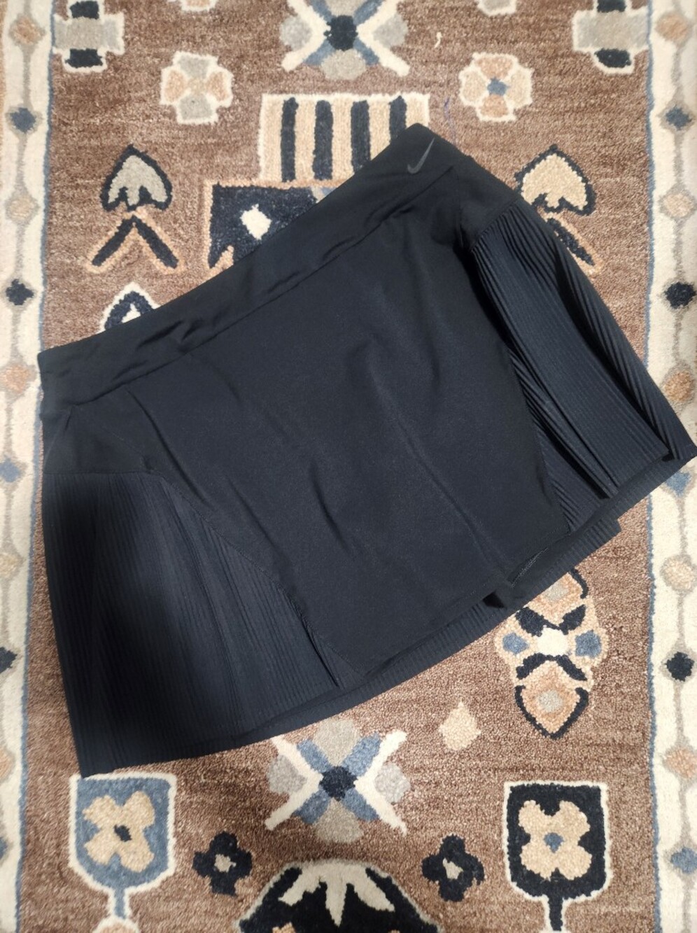 Nike Black Pleated Side Athletic Skirt